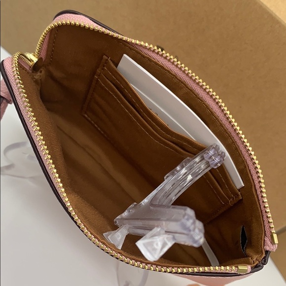 COACH Corner Zip Wristlet imitation gold/blossom - Picture 4 of 9